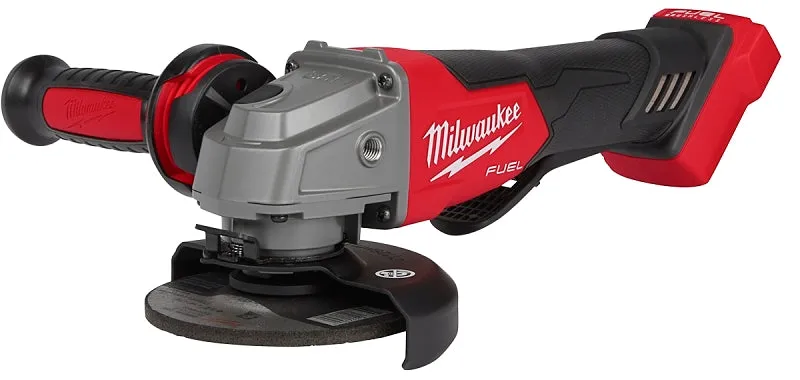 Milwaukee M18 FUEL 2880-20 Grinder, Tool Only, 18 V, 5/8-11 Spindle, 4-1/2, 5 in Dia Wheel, 8500 rpm Speed :EA: QUANTITY: 1