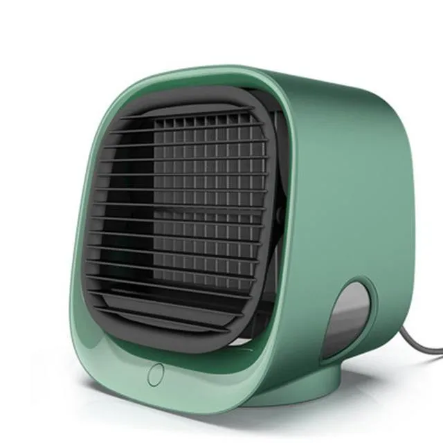 Mini Air Conditioner Air Cooler Fan With LED Night Light