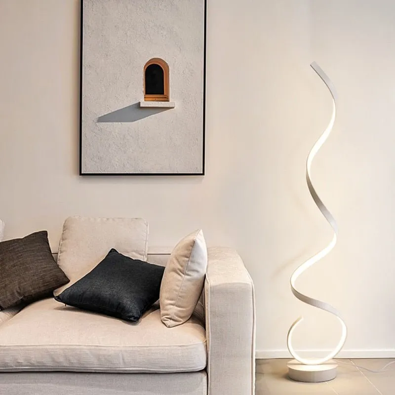 Minimalist LED Strip Floor Lamp