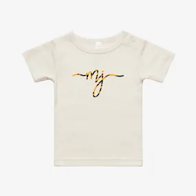 MJ | GIRLS | Organic Cotton Tee - Dust & Tiger