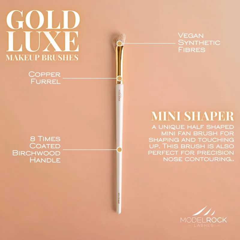 MODELROCK GOLD LUXE Makeup Brush - Mini Shaper