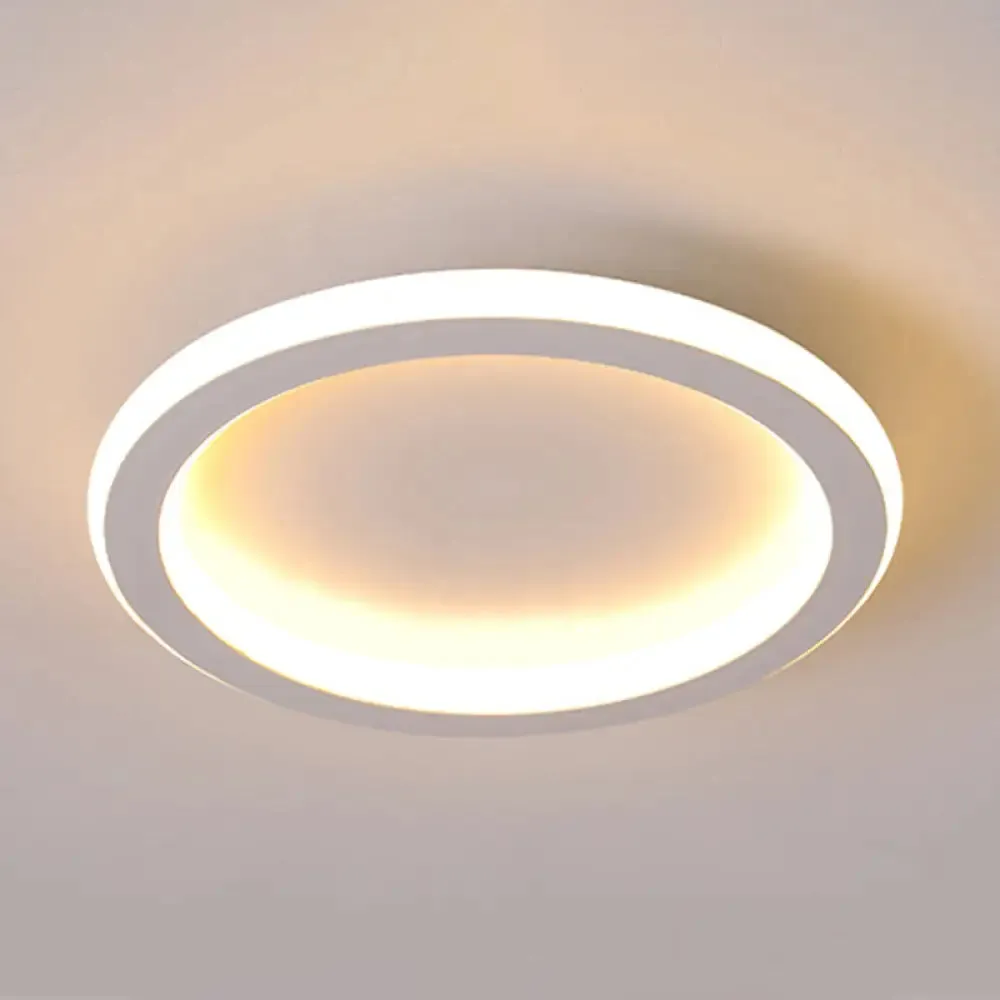 Modern Metal Geometric LED Ceiling Light Fixture | Flush Mount