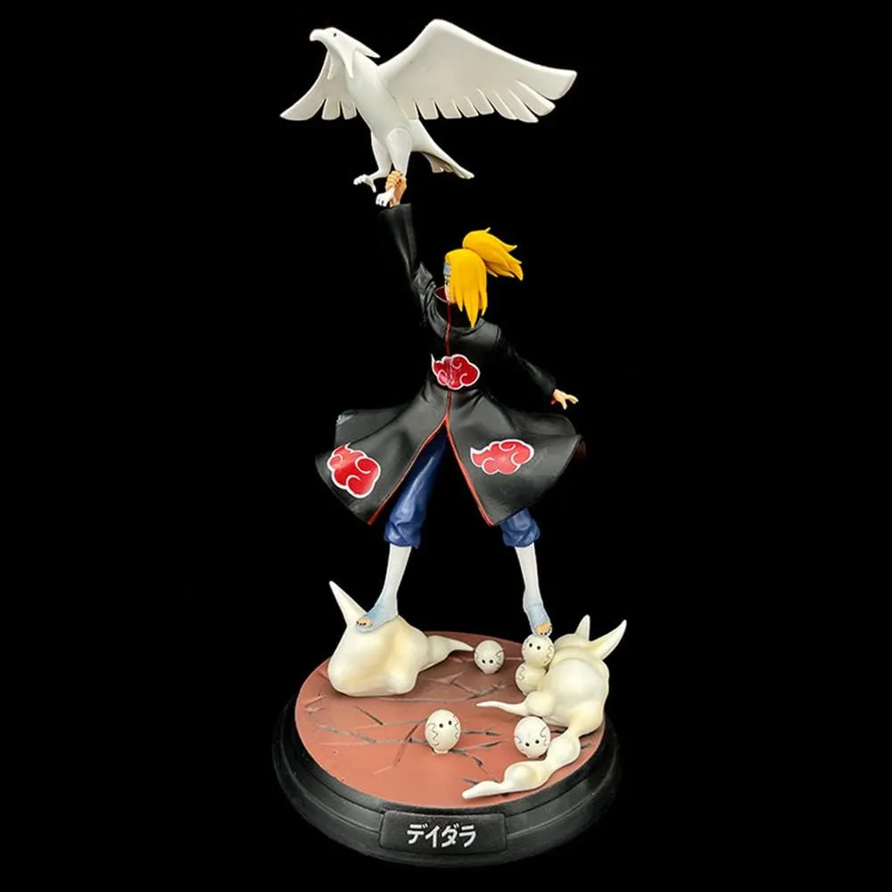 Naruto | Akatsuki Deidara With Bird Anime Action Figure | 39 Cms |