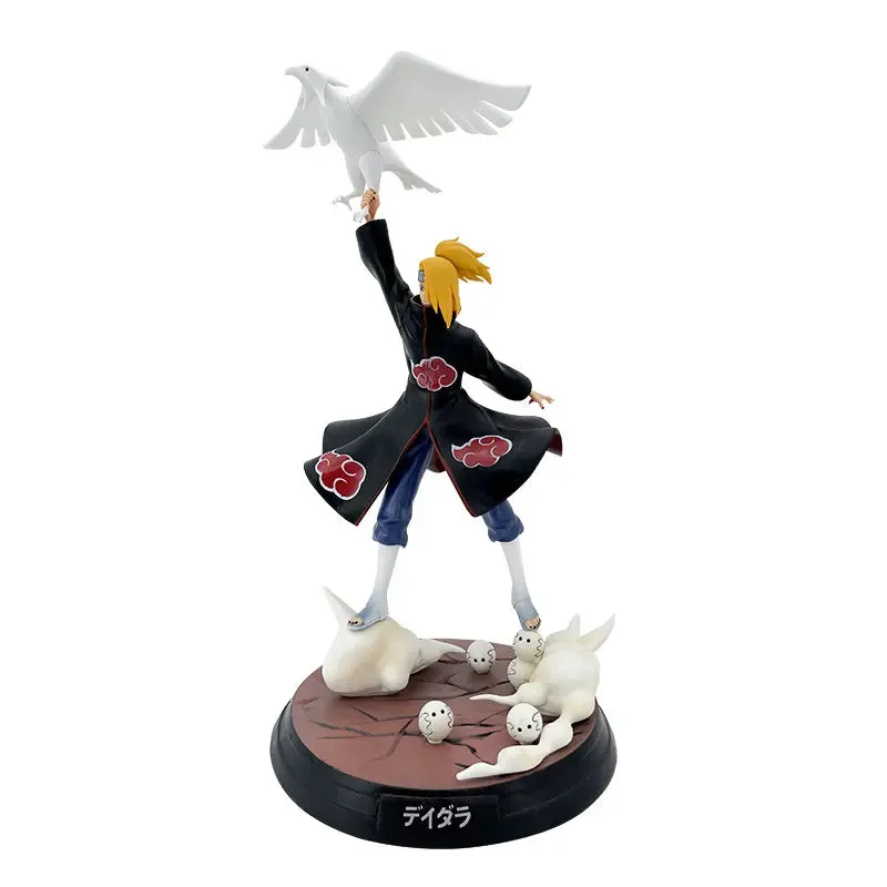 Naruto | Akatsuki Deidara With Bird Anime Action Figure | 39 Cms |