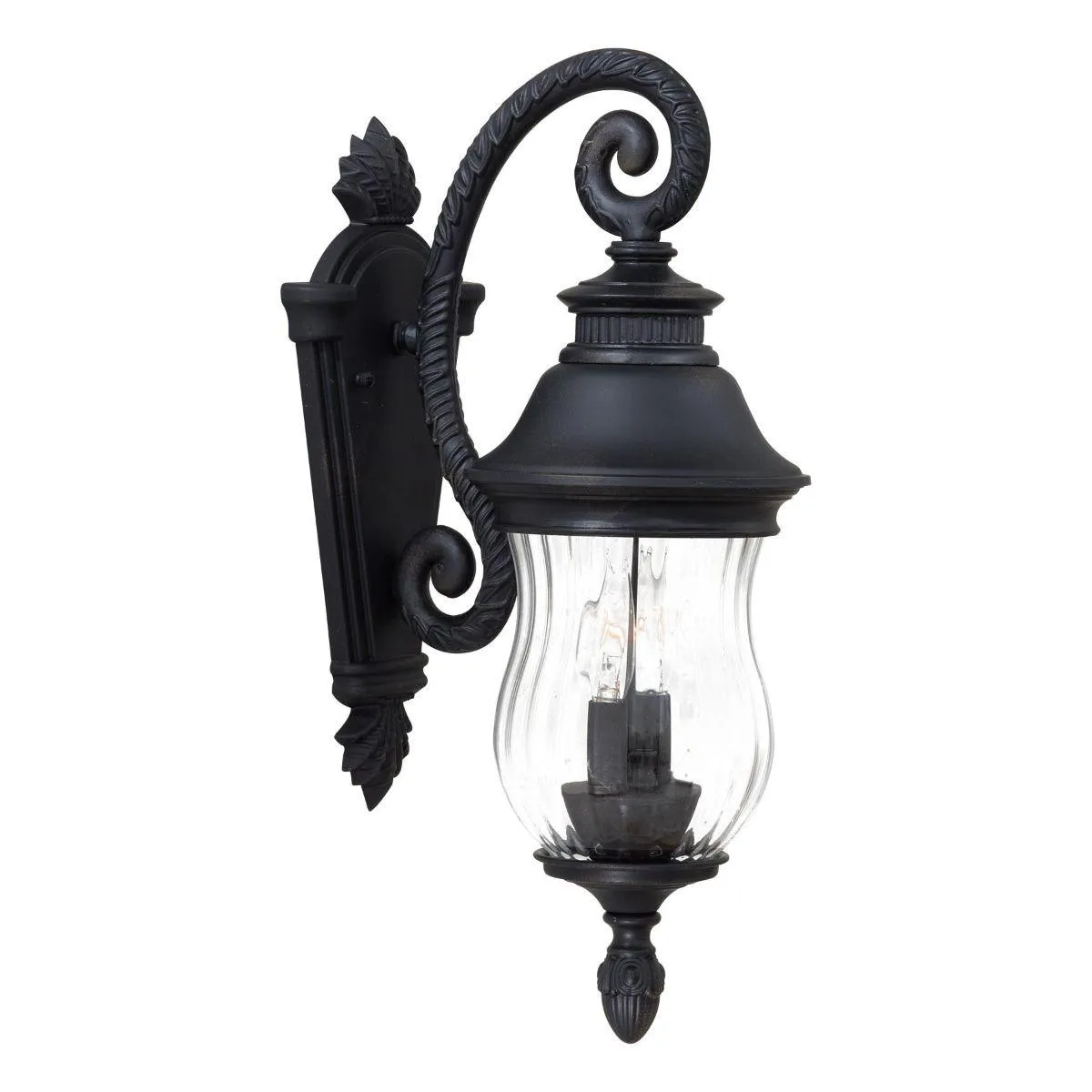 Newport 20 in. Outdoor Wall Lantern Heritage Finish