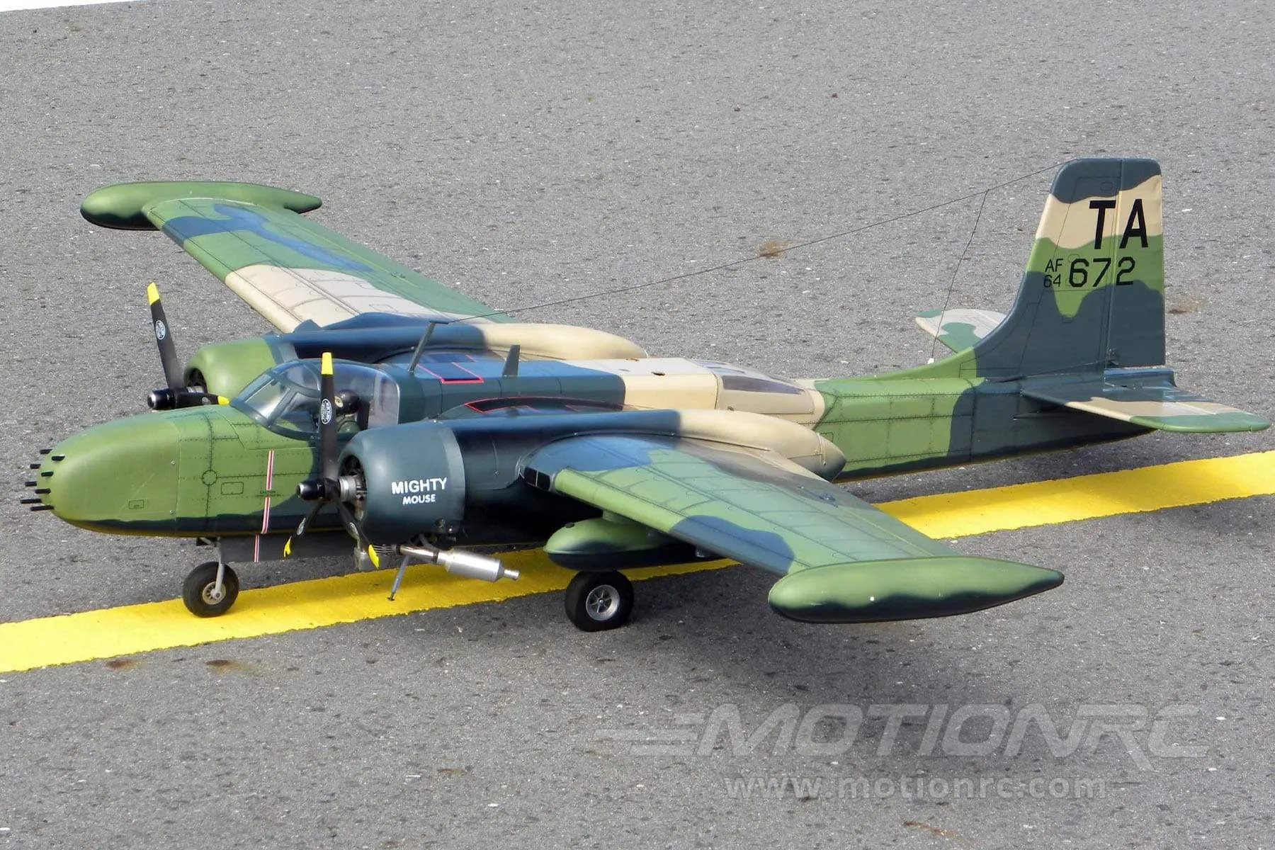 Nexa A-26 Invader 1730mm (68") Wingspan With Retracts and Scale Struts - ARF