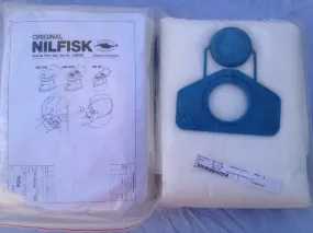 Nilfisk GM82 and GM625 Industrial Vacuum Cleaner 50 Litre Fabric Dustbags 5 Pack NLA