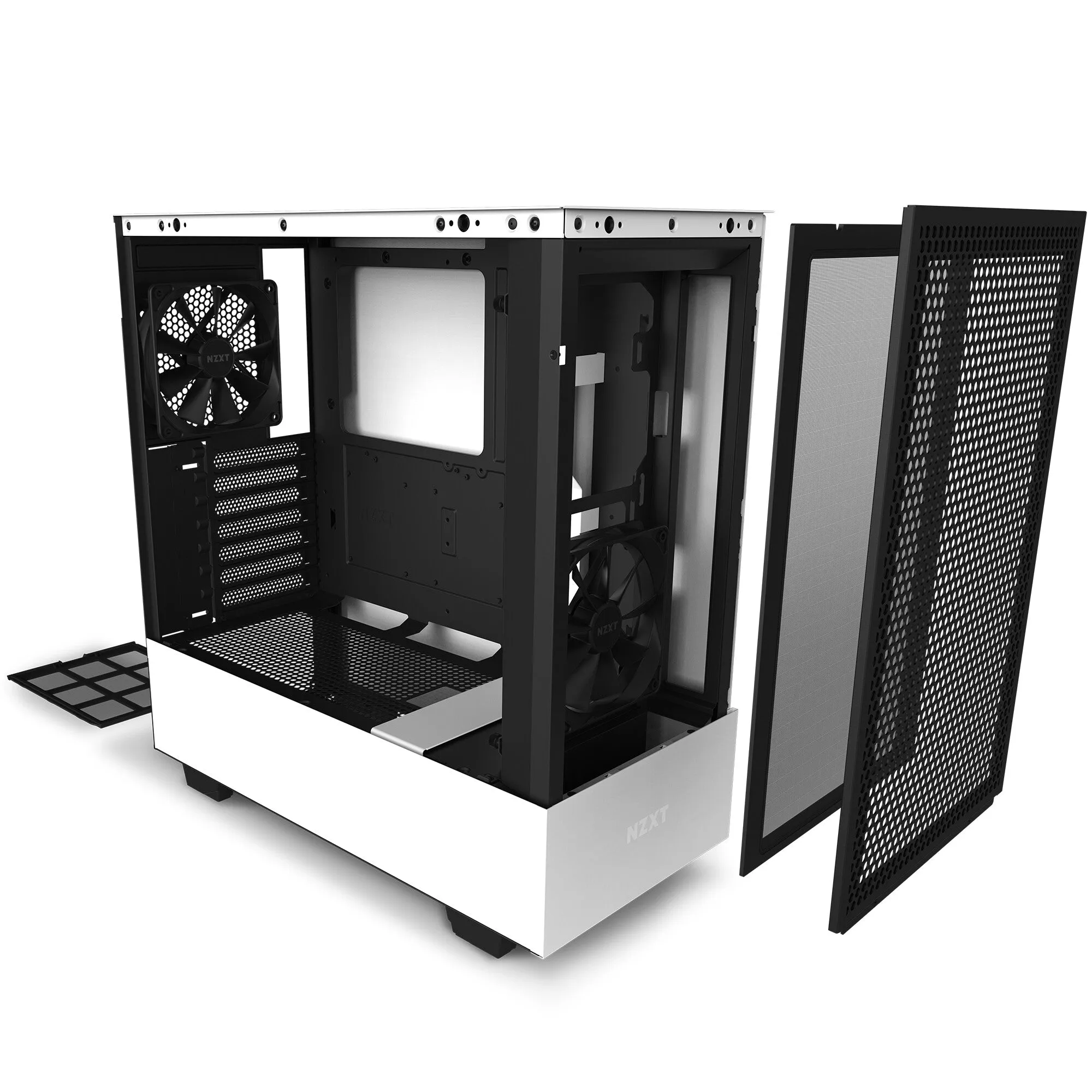 NZXT H510 Flow Midi Tower Black, White