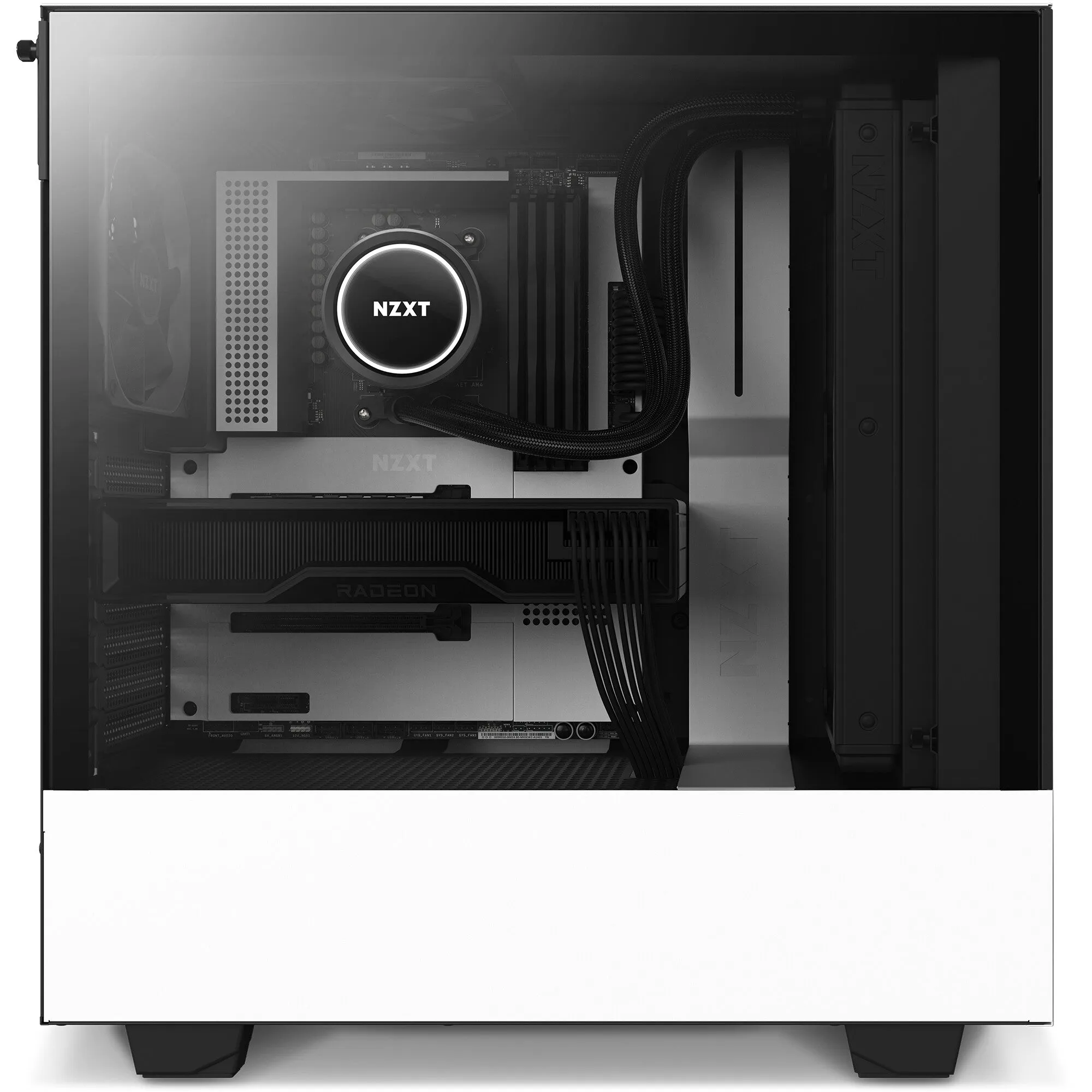 NZXT H510 Flow Midi Tower Black, White