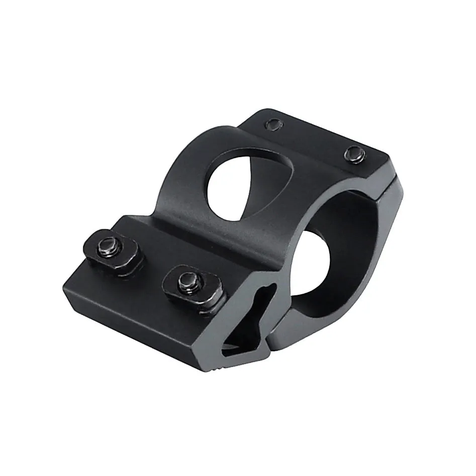 ohhunt 45 degree Offset M-lok Flashlight Mount Ring for 1 inch Diameter Flashlights