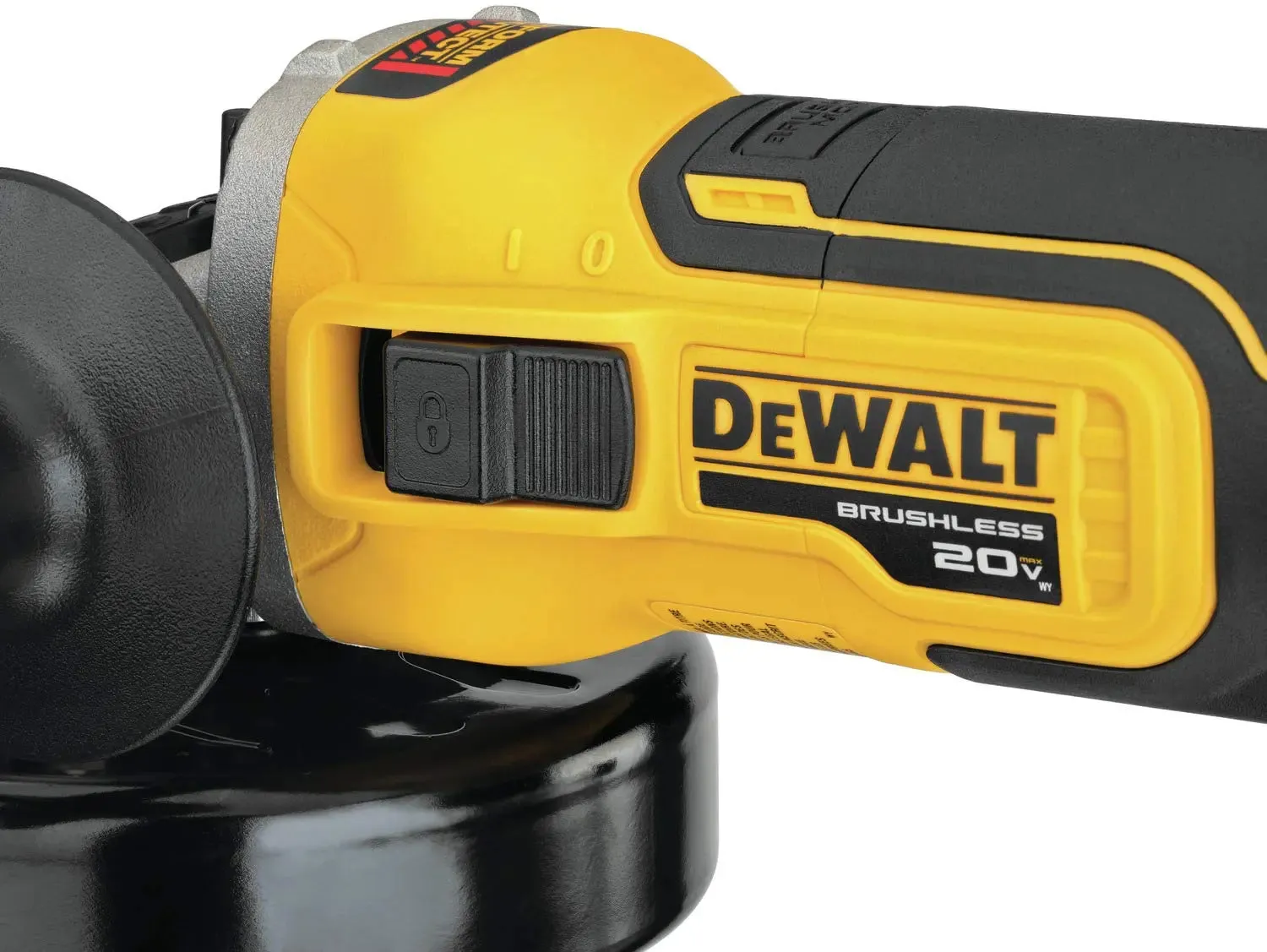 Open Box - DEWALT 20-Volt MAX XR Cordless Brushless 4-1/2 in. Slide Switch Small Angle Grinder with Kickback Brake (Tool-Only)