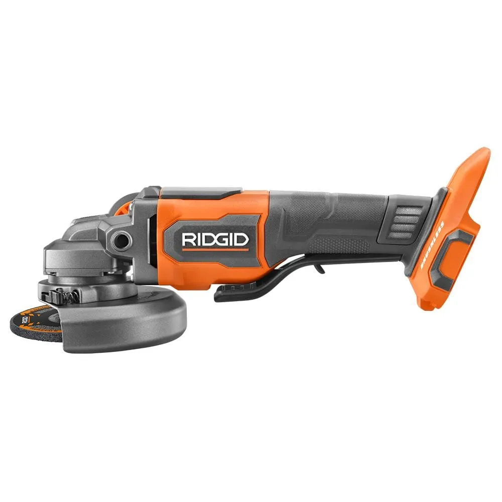 Open Box -  RIDGID 18V Brushless 4-1/2 in. Angle Grinder (Tool Only)