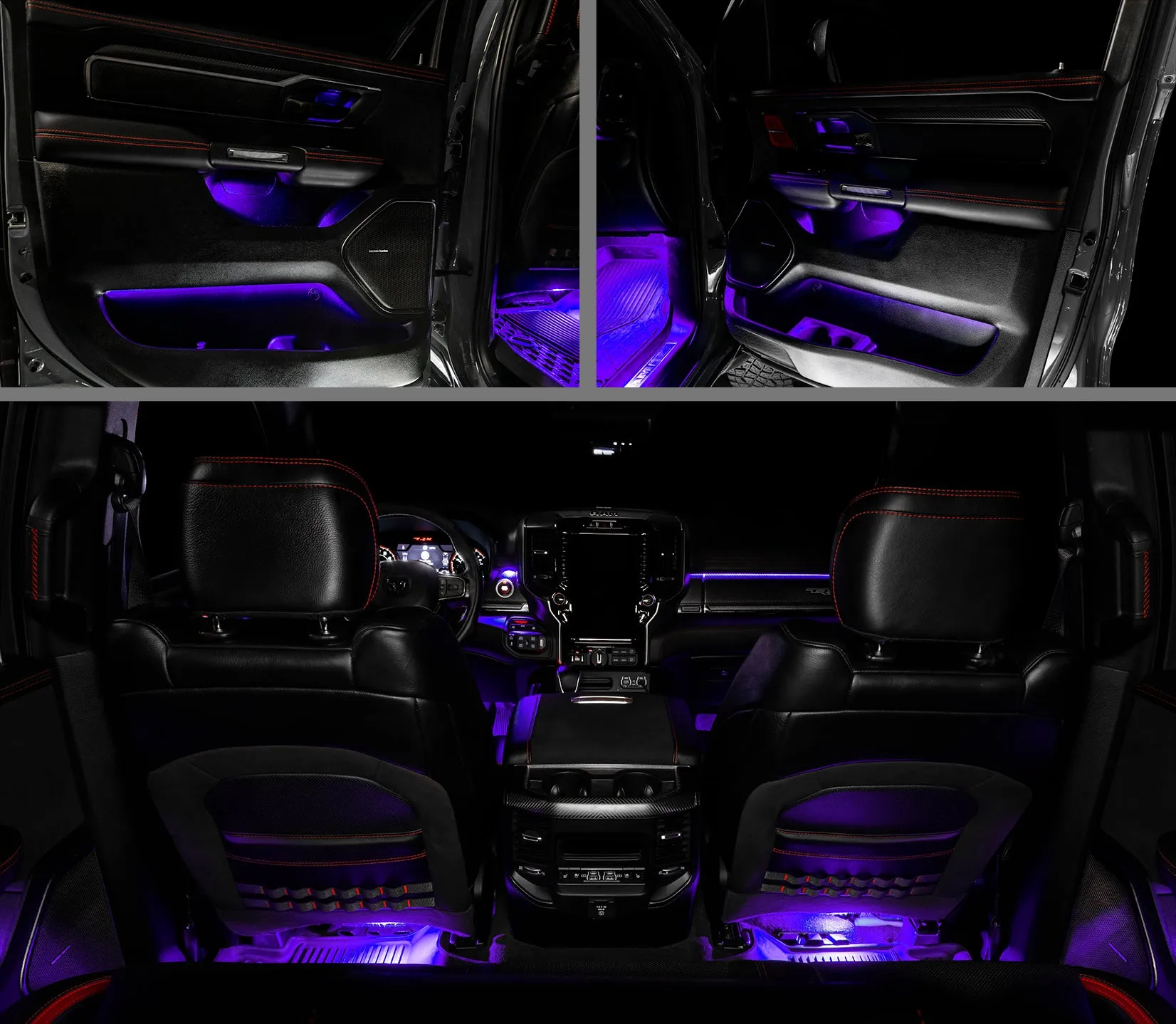 ORACLE Lighting 2019-2024 RAM Complete Interior Ambient Lighting ColorSHIFT RGB Conversion Kit