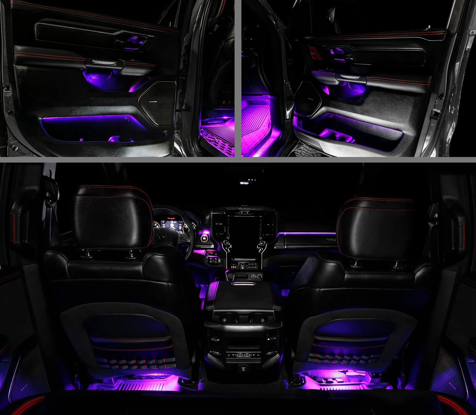 ORACLE Lighting 2019-2024 RAM Complete Interior Ambient Lighting ColorSHIFT RGB Conversion Kit