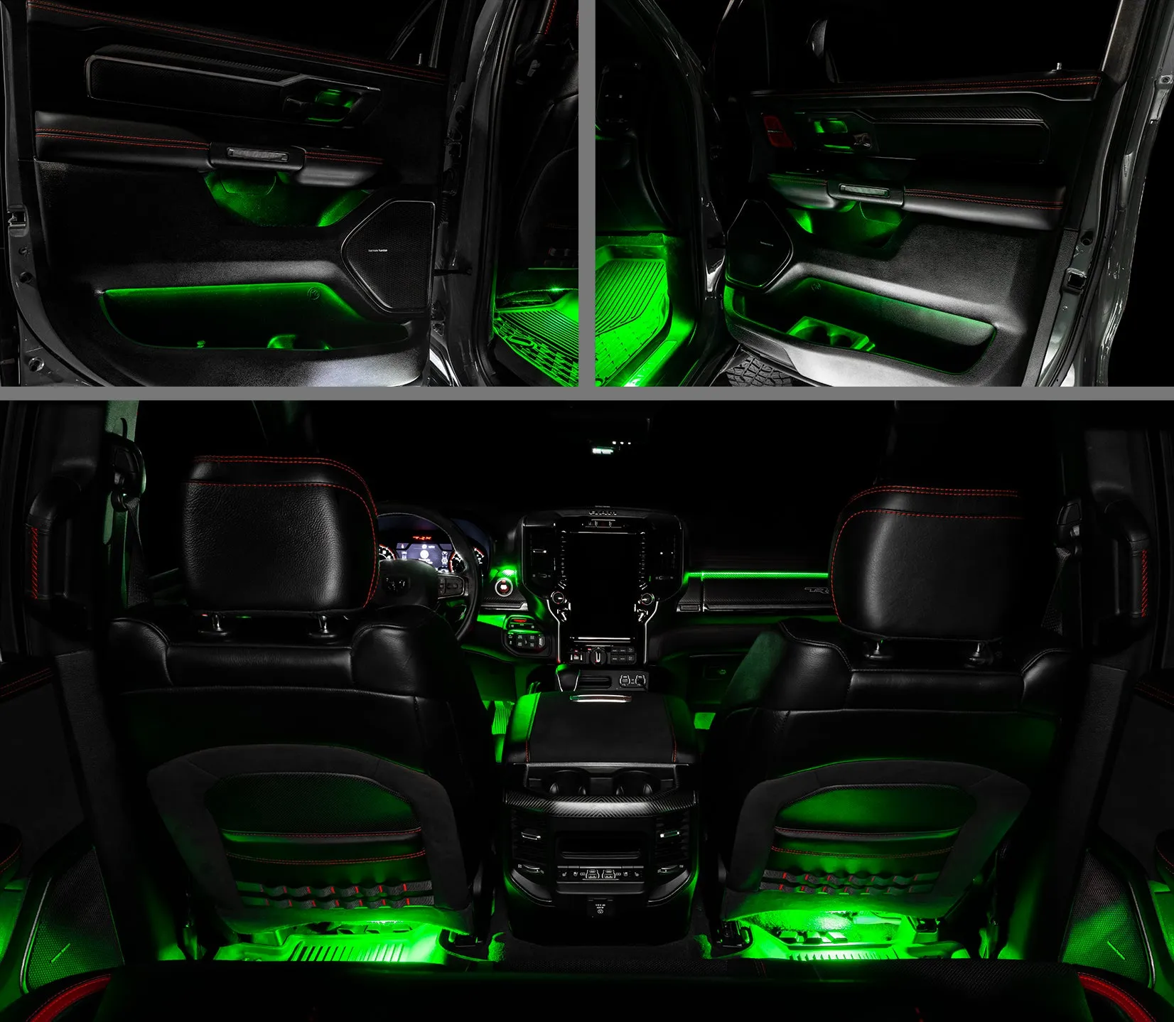 ORACLE Lighting 2019-2024 RAM Complete Interior Ambient Lighting ColorSHIFT RGB Conversion Kit