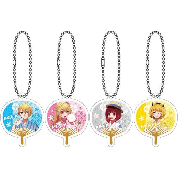 OSHI NO KO ACRYLIC MINI FAN KEYCHAIN