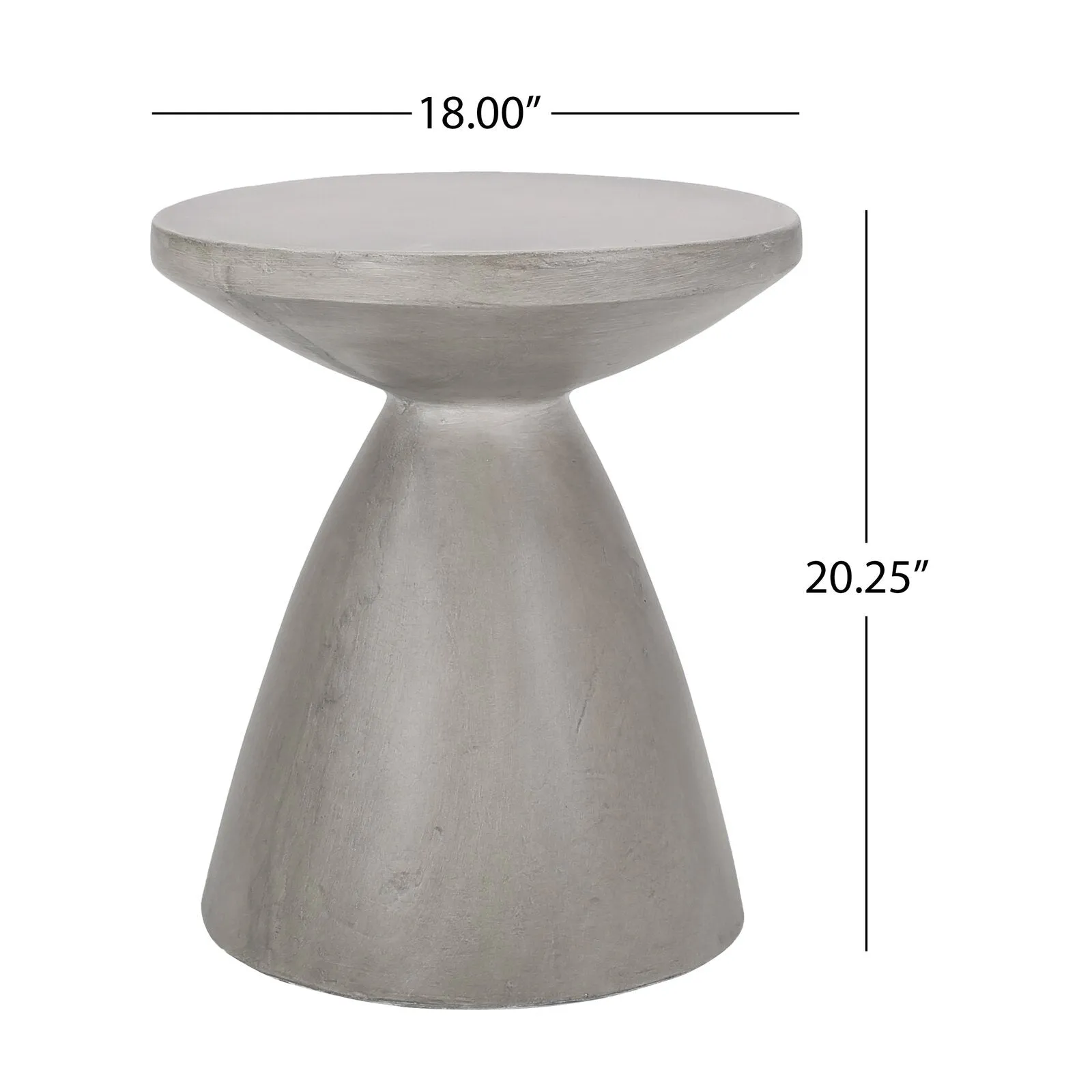 Outdoor furniture Tablua Australia Coffee Table Round Large Side Table 45 CM wide 51cm height Grey