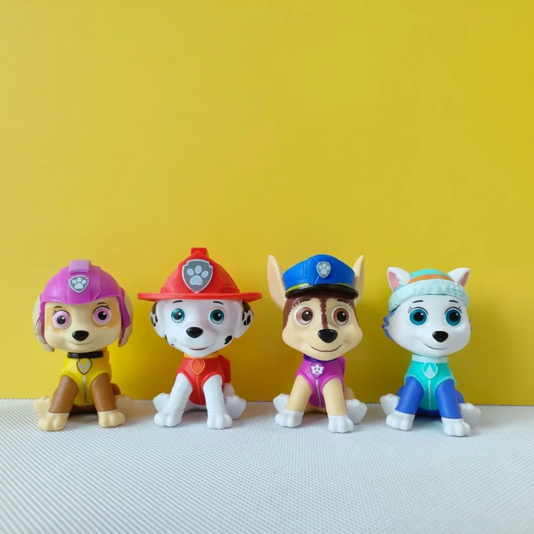 Paw Petrol Figurine Set | Cute Dog Figures [Set of 6]