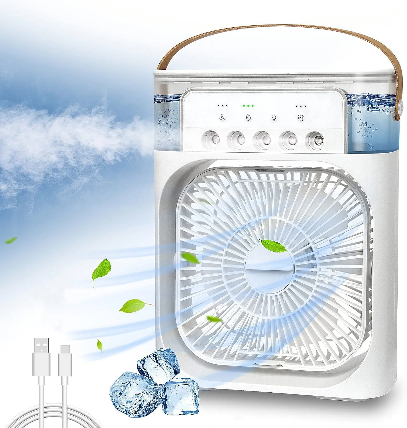 Personal Cooler Portable Air Conditioner Fan With 3 Speed Mode