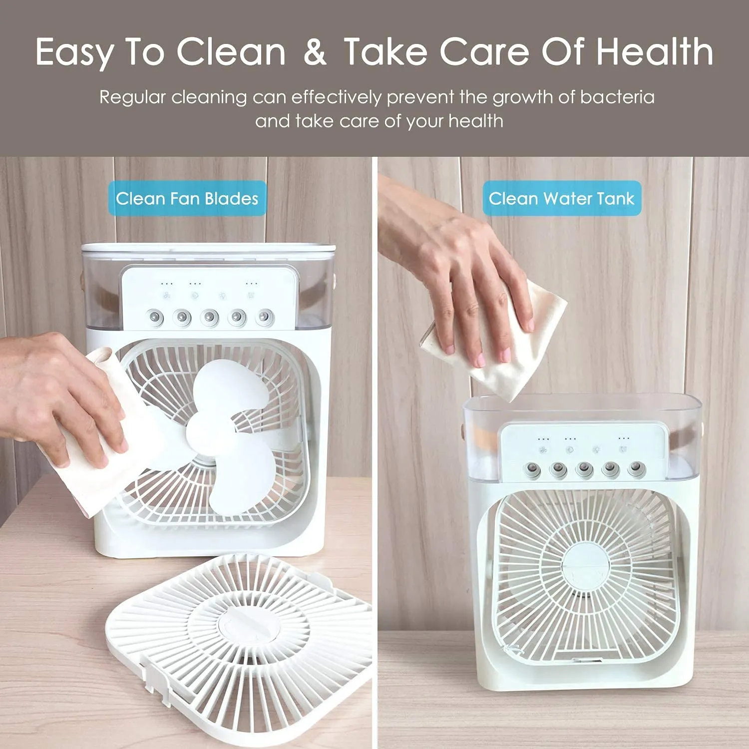 Personal Cooler Portable Air Conditioner Fan With 3 Speed Mode