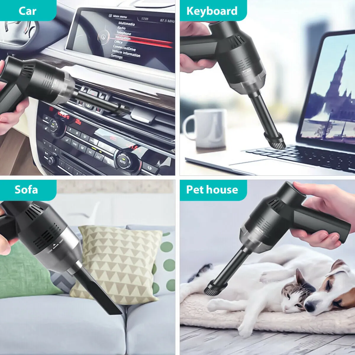 Portable Cordless Desk Vacuum Cleaner