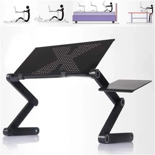 Portable Home Use Assembled Folding Table Computer Table