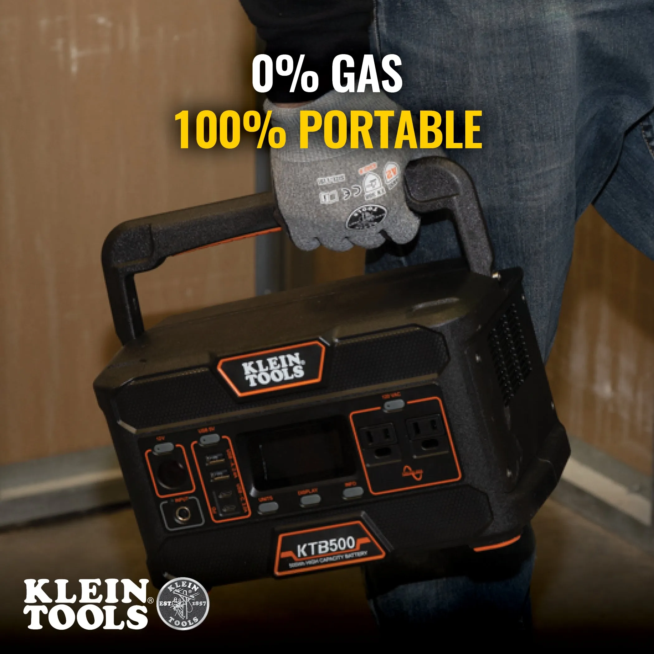 Power Station - Klein Tools Portable 500W Power Station, KTB500