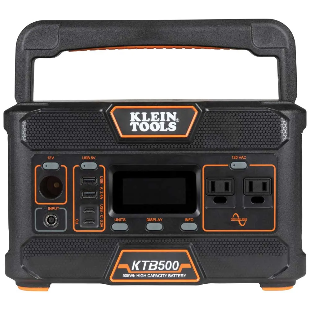 Power Station - Klein Tools Portable 500W Power Station, KTB500