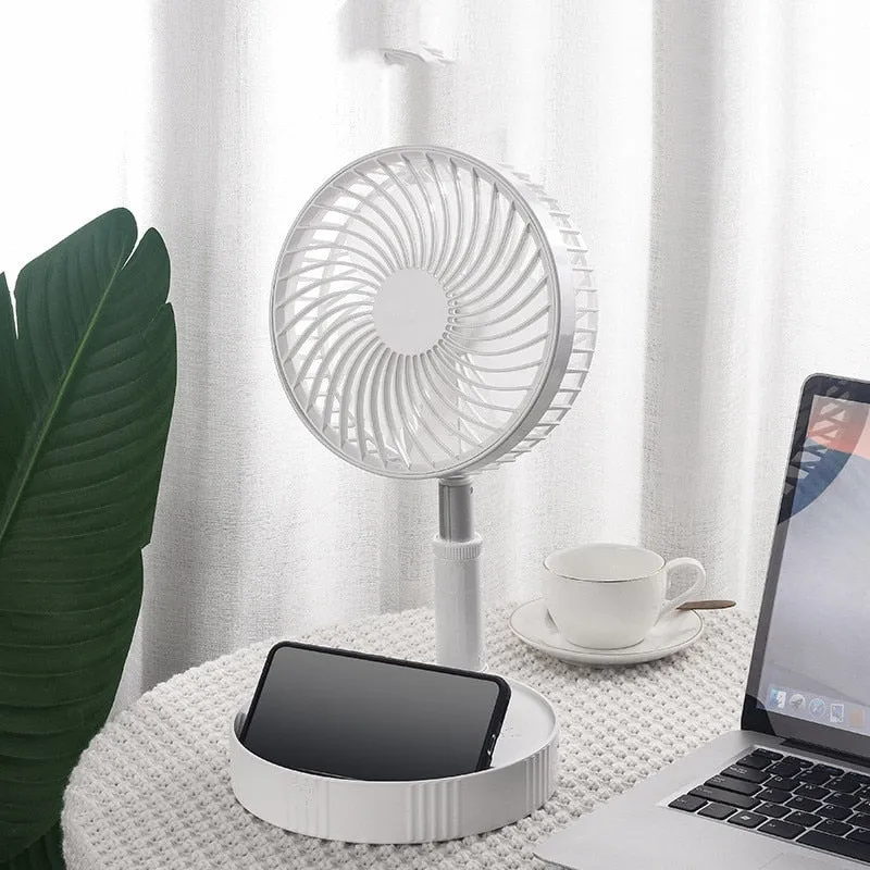 Rechargeable Mini Folding Floor Fan