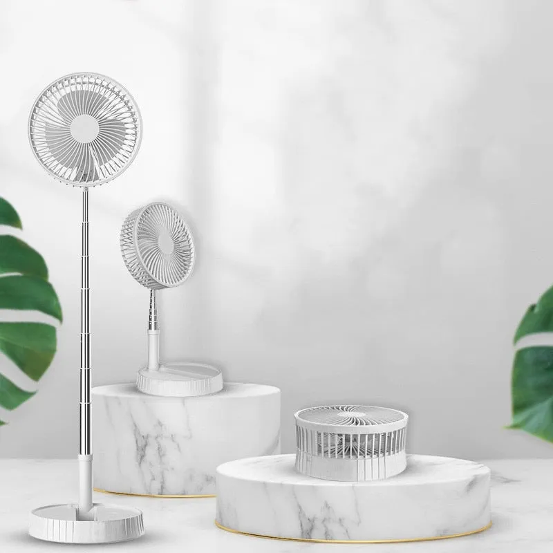 Rechargeable Mini Folding Floor Fan