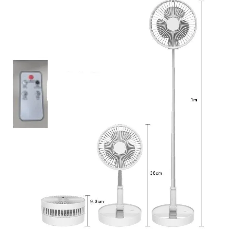 Rechargeable Mini Folding Floor Fan