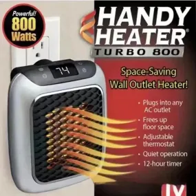 Remote Control Mini Fan Room House Space Heater Warm Artifact