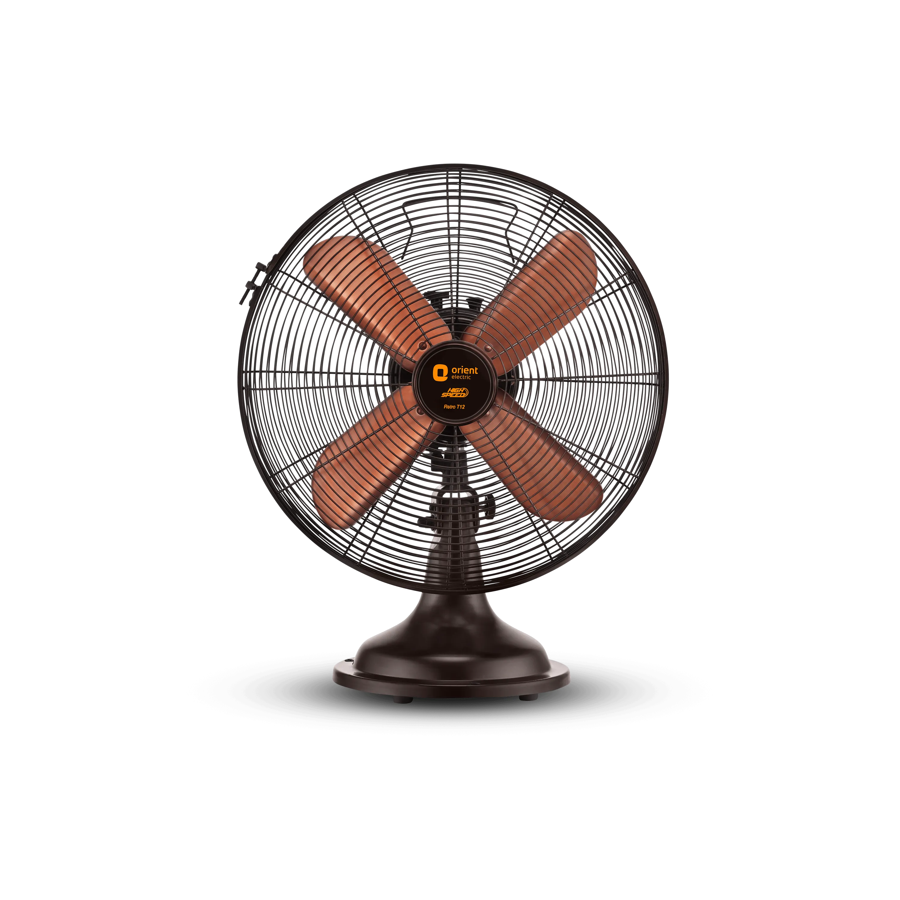 Retro T12 300mm High-Speed Table Fan (Rubbed Bronze)