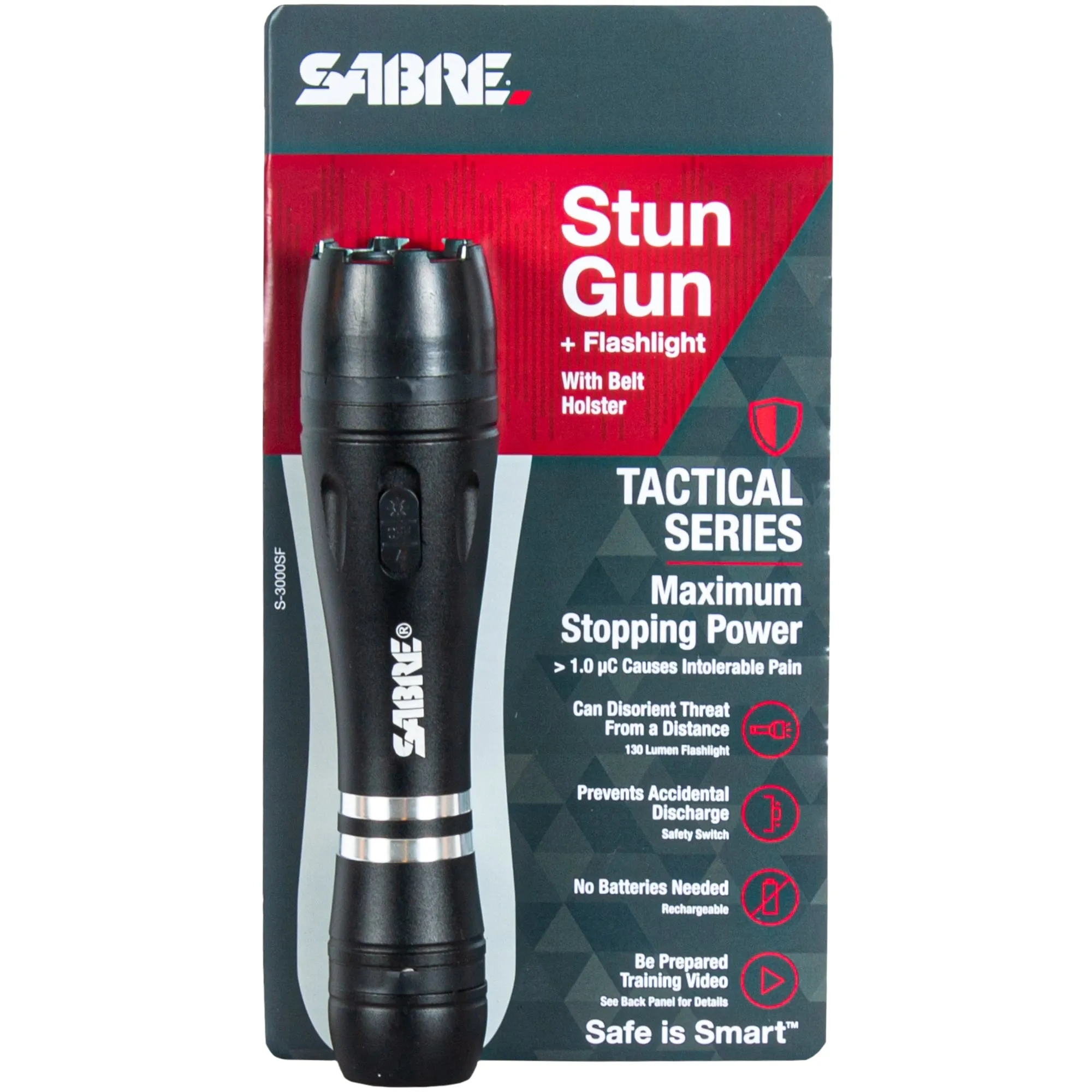 Sabre® Stun Gun and Flashlight