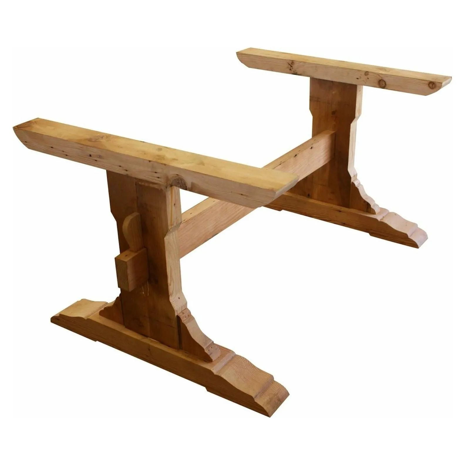 Santa Barbara Trestle Dining Table in Reclaimed Wood