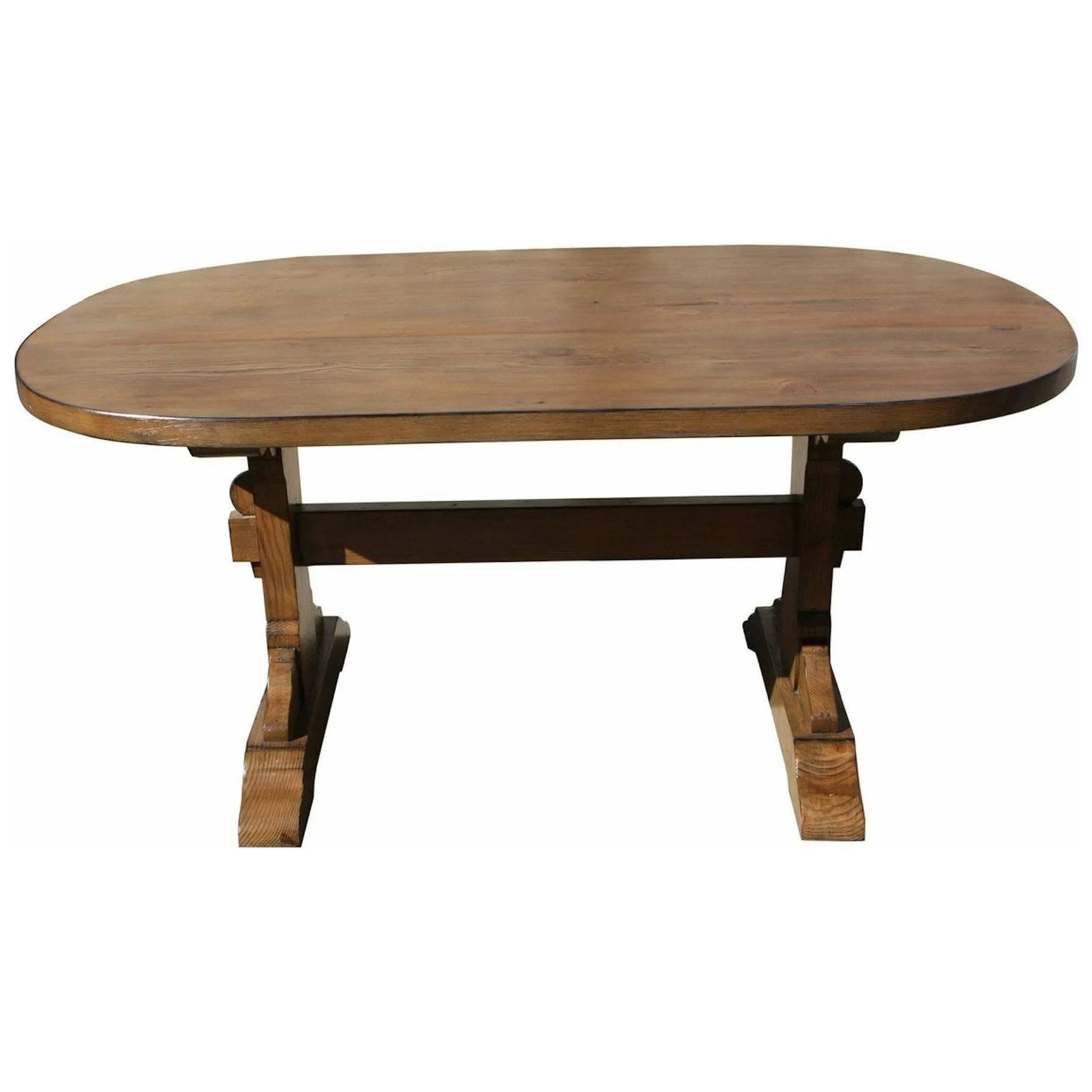 Santa Barbara Trestle Dining Table in Reclaimed Wood