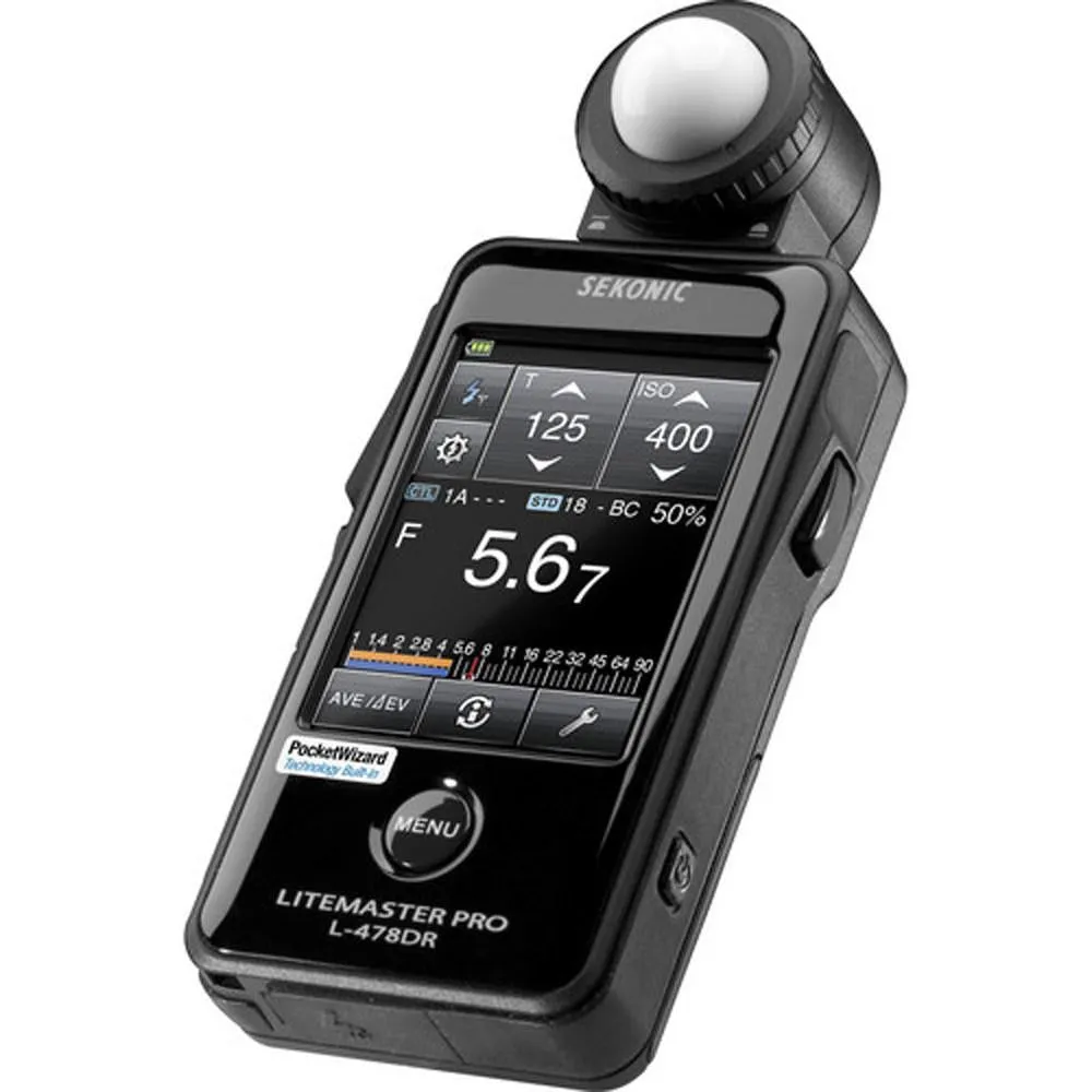 Sekonic Litemaster Pro L-478DR Light Meter for PocketWizard