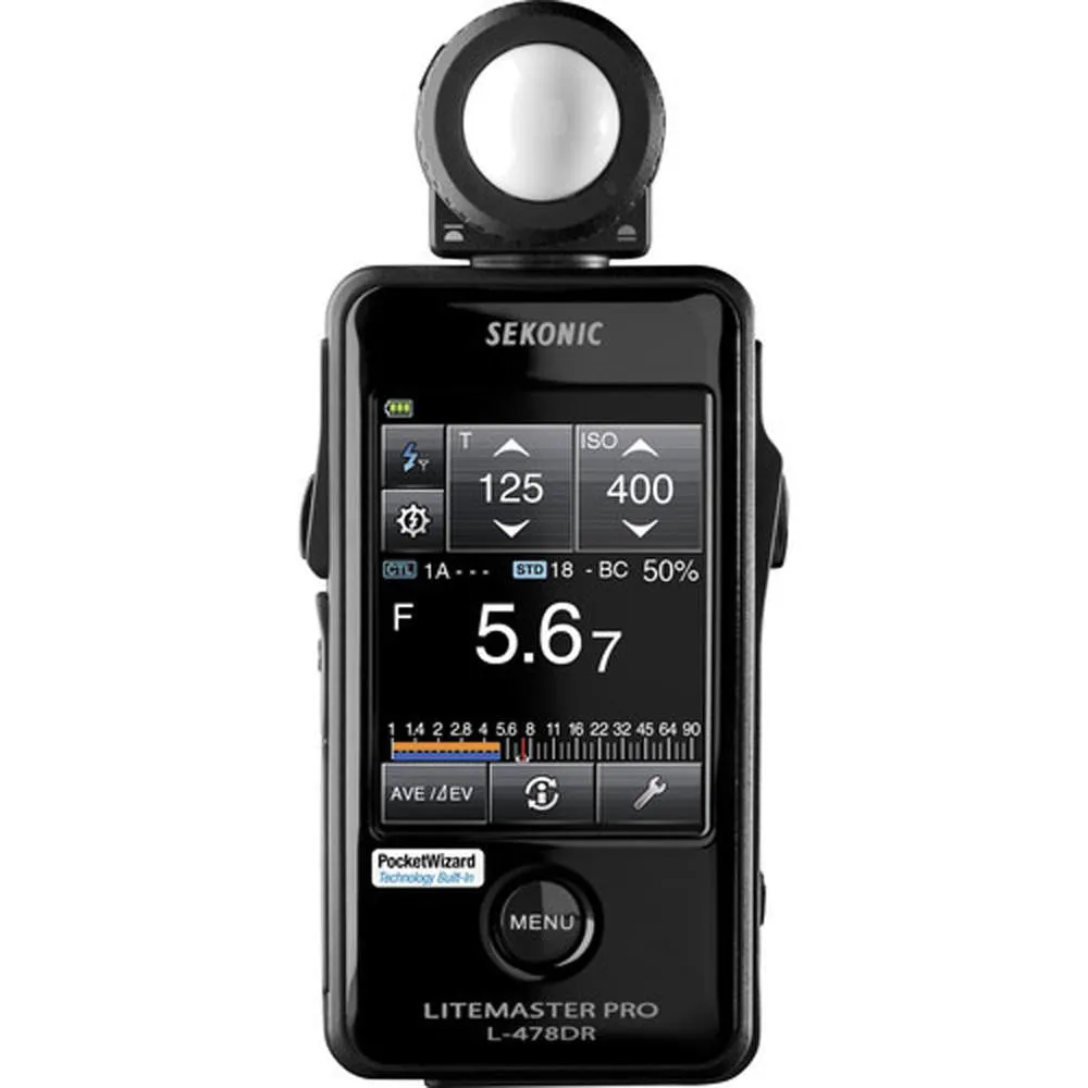 Sekonic Litemaster Pro L-478DR Light Meter for PocketWizard