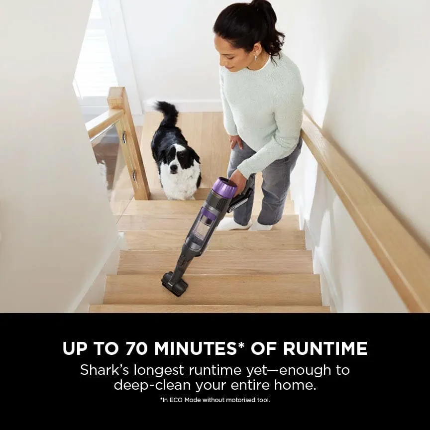 Shark IP3251UKT PowerDetect Clean and Empty Cordless Pet Vacuum Cleaner up to 70 Minutes Run Time Java Grey