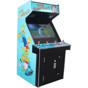 Simpson 4 Player Arcade Machine - 3500 Games