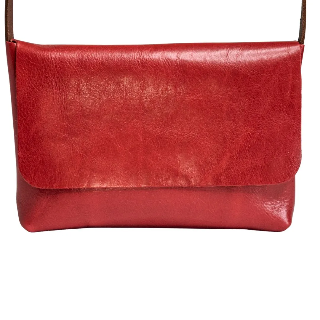 Special Edition Colors | Eco-Friendly Leather Mini Satchel Bag | Small Crossbody Bag