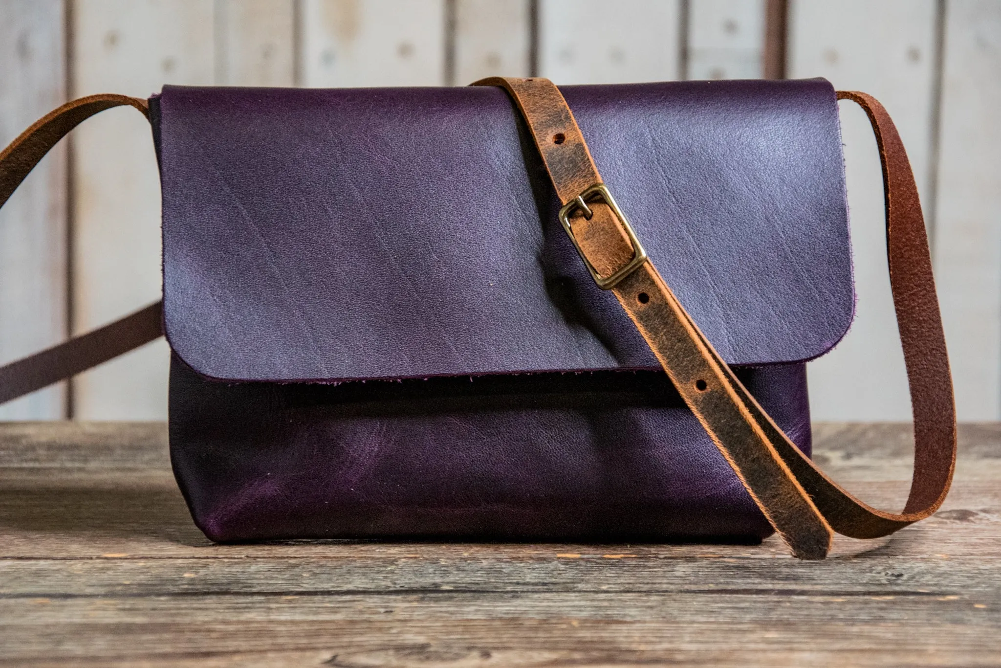 Special Edition Colors | Eco-Friendly Leather Mini Satchel Bag | Small Crossbody Bag