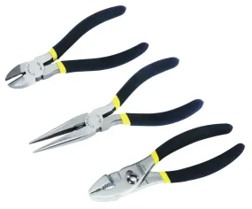 Stanley 84-114 Plier Set, Steel, Nickel Chrome :SET: QUANTITY: 1