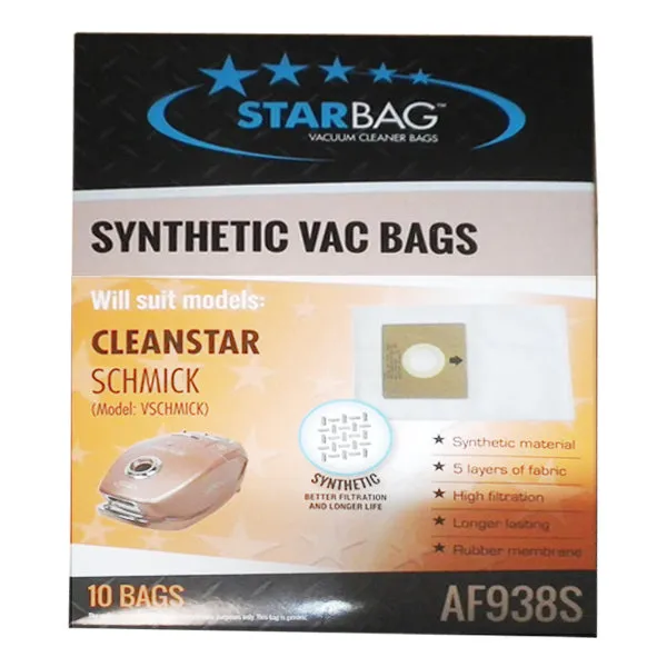 Starbag AF938S Synthetic Vacuum Cleaner Bags