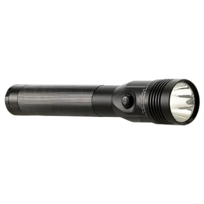 Streamlight Stinger DS LED HL 75454 Rechargeable Dual Switch Flashlight With 120V 100V AC And 12V DC Smart Charge, Black, 1 Each