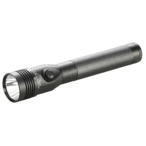 Streamlight Stinger DS LED HL 75454 Rechargeable Dual Switch Flashlight With 120V 100V AC And 12V DC Smart Charge, Black, 1 Each