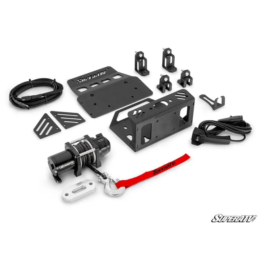 SuperATV Kawasaki Mule Pro Bed Winch