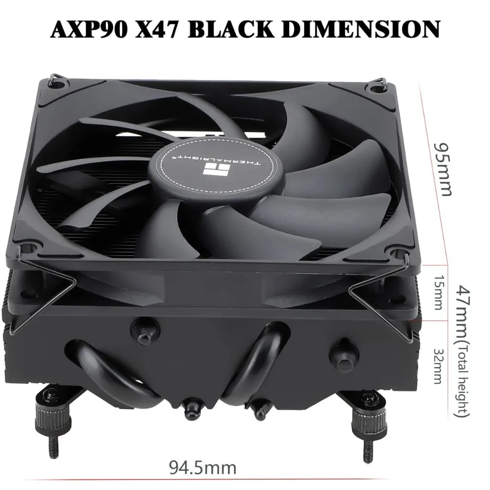 Thermalright AXP90 X47 Black Low Profile CPU Air Cooler