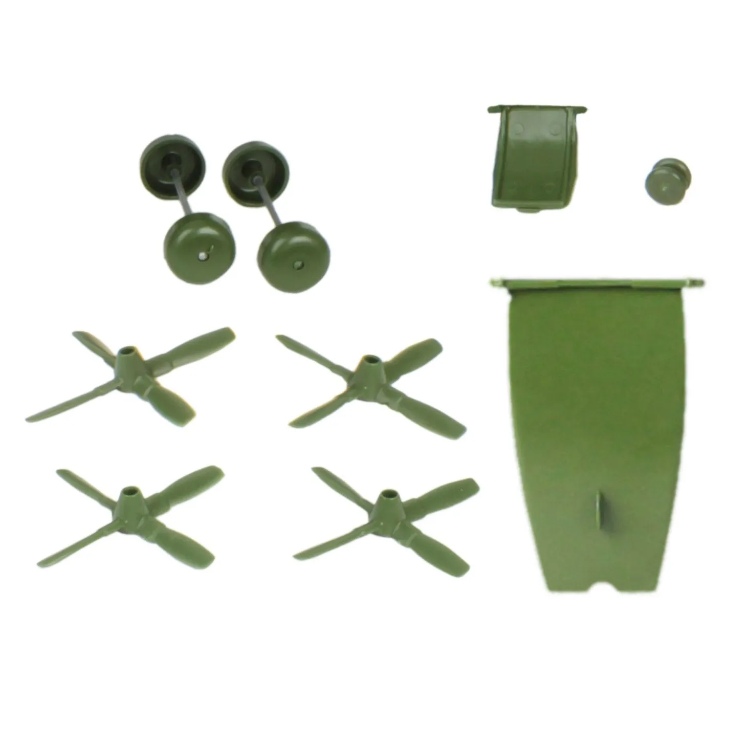 TimMee Plastic Army Men C130 Green Replacement Parts - Made in USA