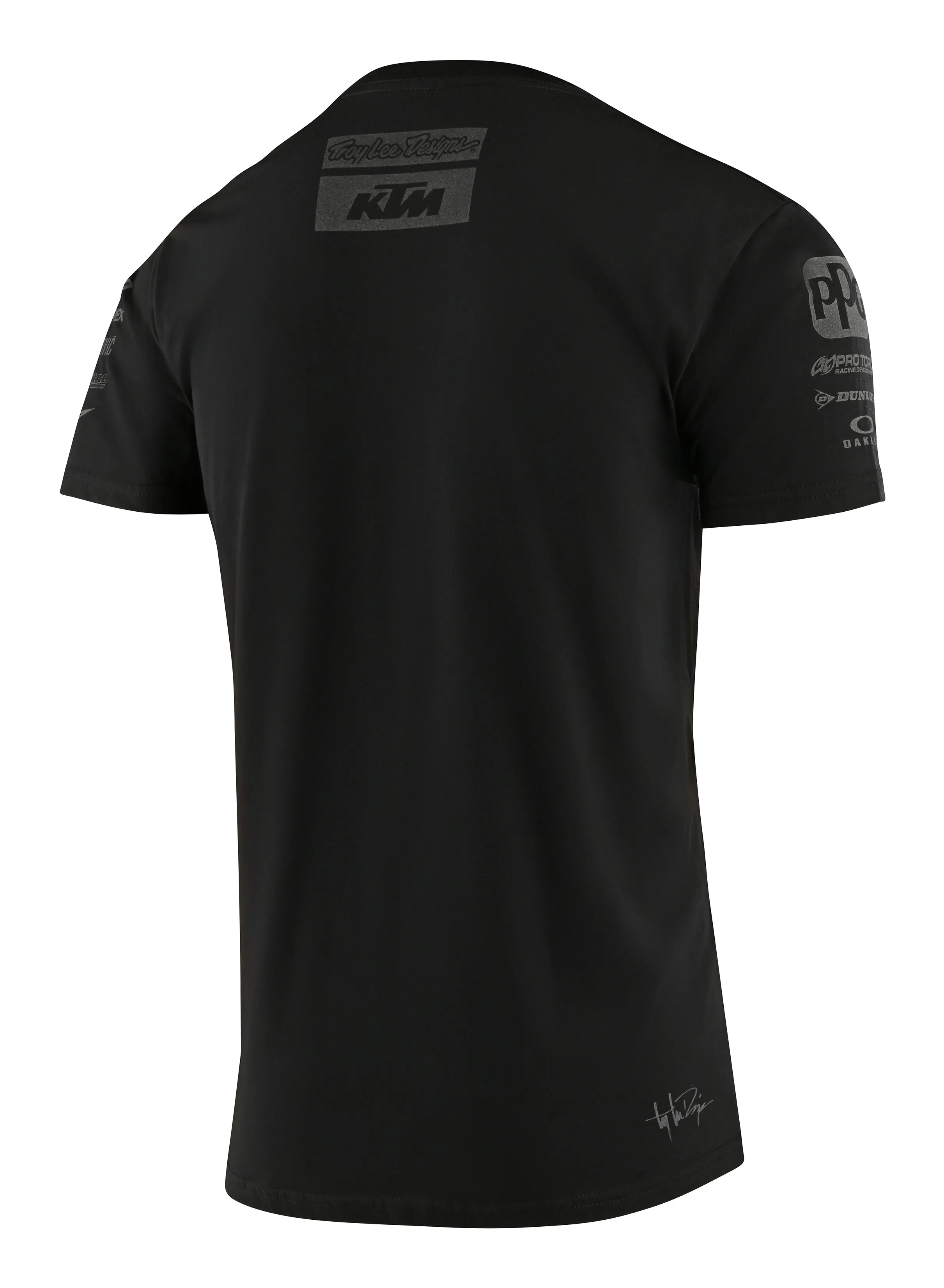 TLD KTM Team Tee; Black Youth